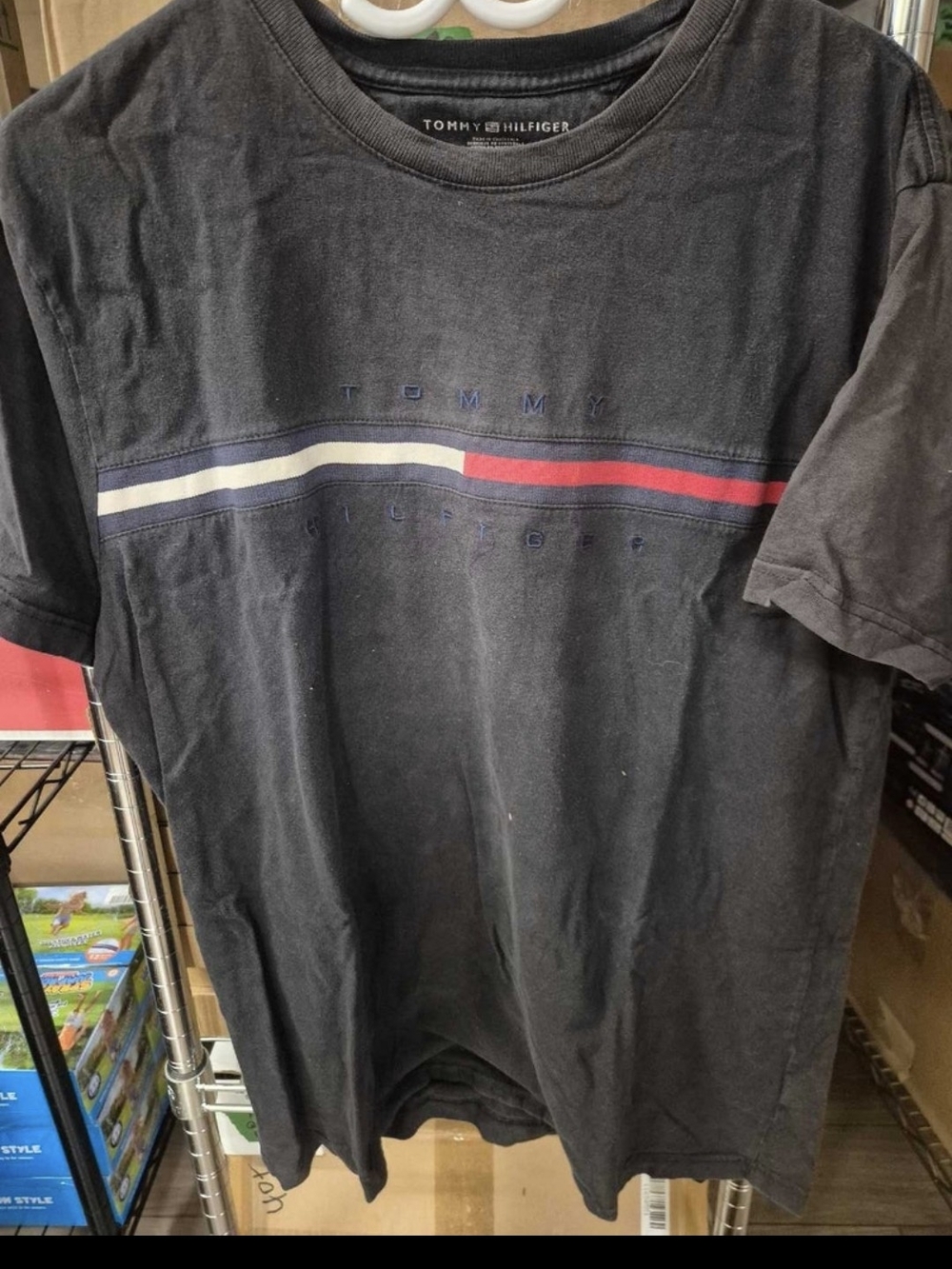 Tommy Hilfiger Logo T Shirt Large (K19)